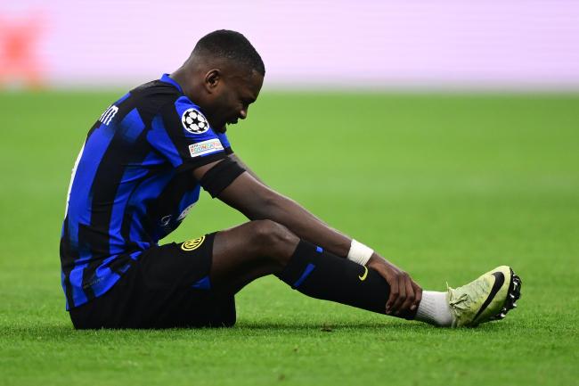 Marcus Thuram Tumbang Pada Laga Inter Vs Atletico Madrid