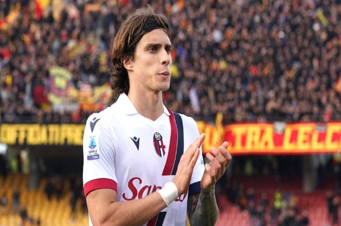 Dua Klub London Perebutkan Riccardo Calafiori Pemain Bologna