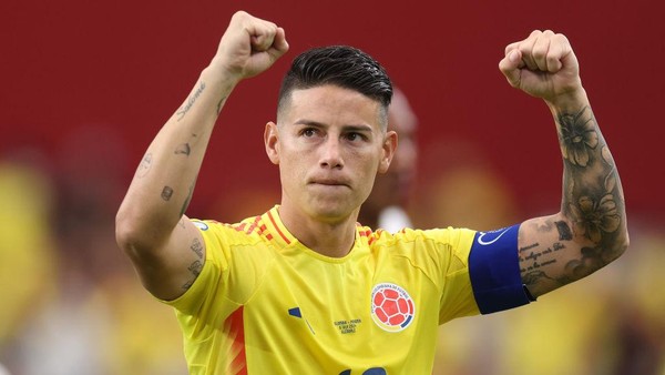 James Rodriguez Menjadi Pemain Terbaik Copa America 2024